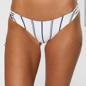 O’Neil Bikini Classic Stripe Bottoms Only Large